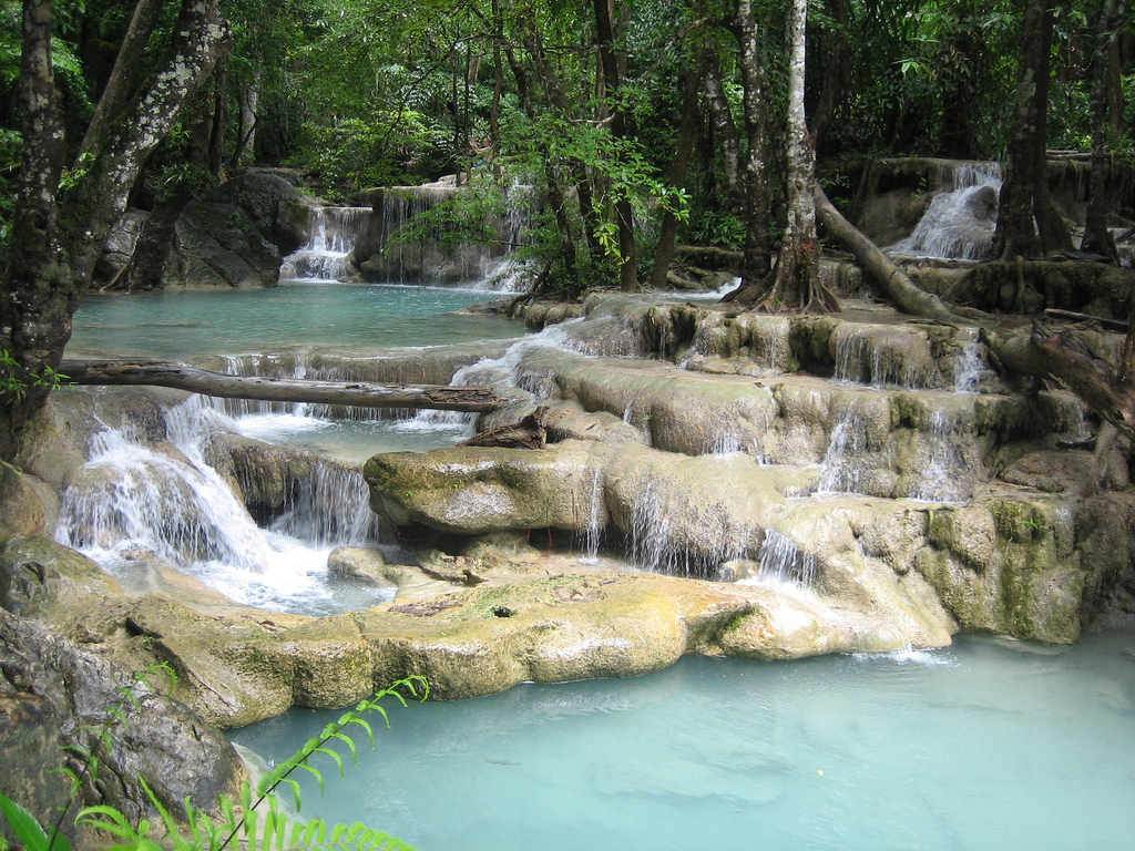 Erawan Waterfalls - Flickr, Todd Huffman