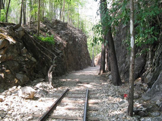 Hellfire Pass memorial site. Source: Flickr, Ian Armstrong