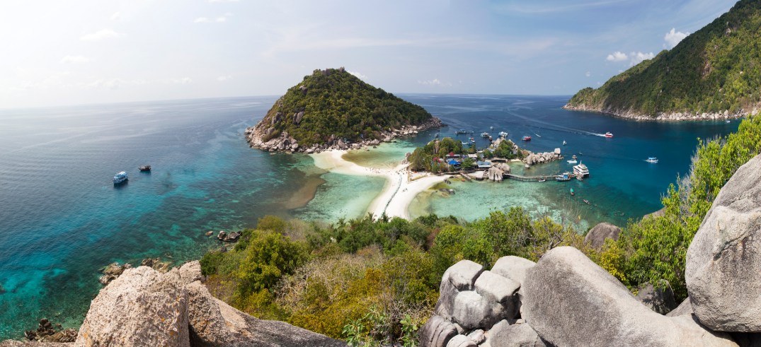 Koh Nang Yuan (near Ko tao). Flickr, Joan Fruitet