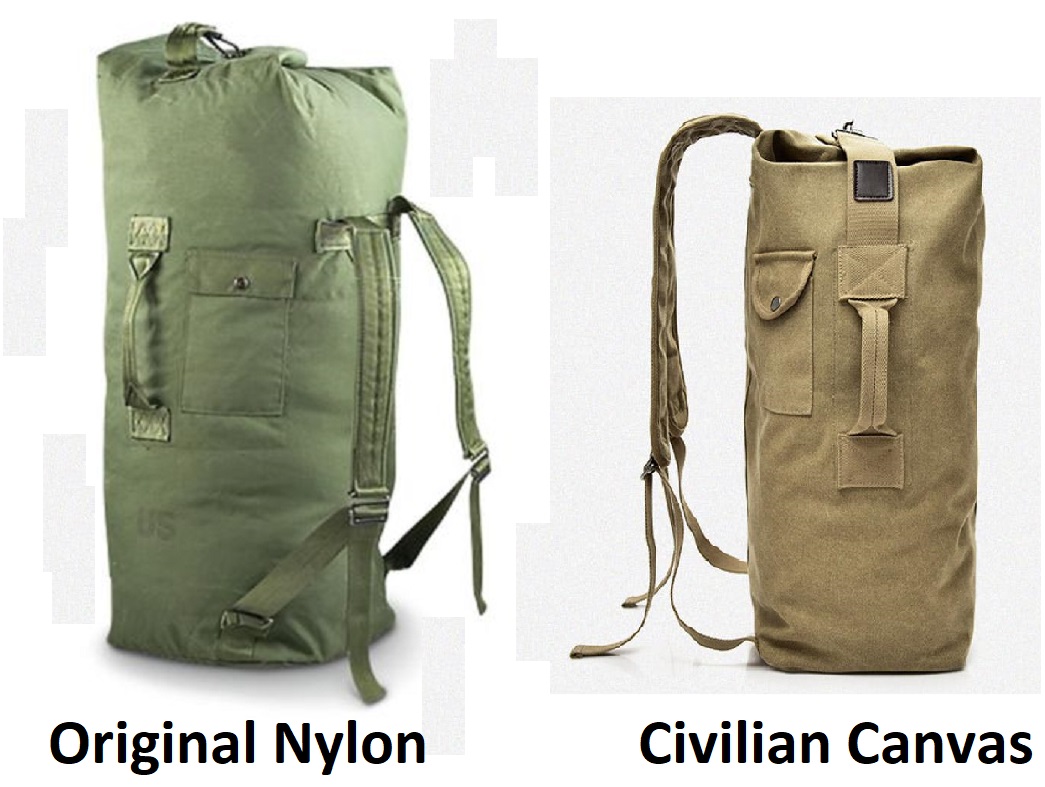 US army (style) duffle bag