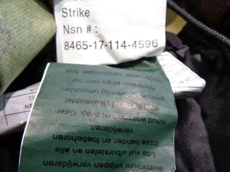 Lowe Alpine Strike label